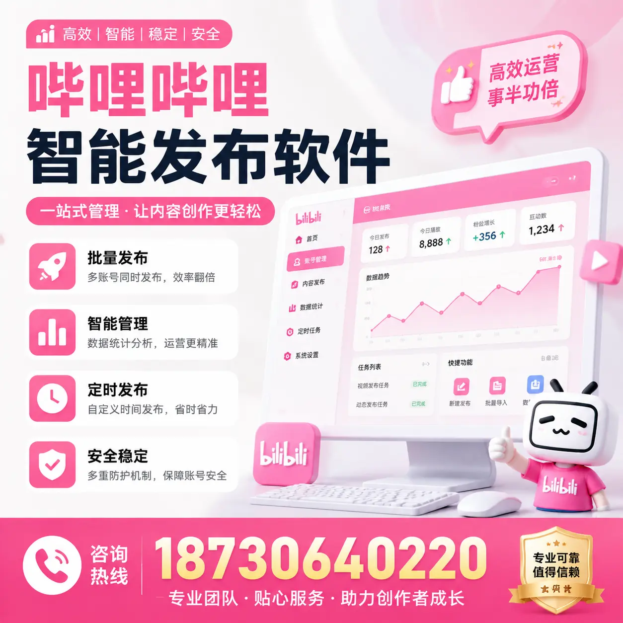 如何评估哔哩哔哩智能发布软件的ROI?厦门 企业必读